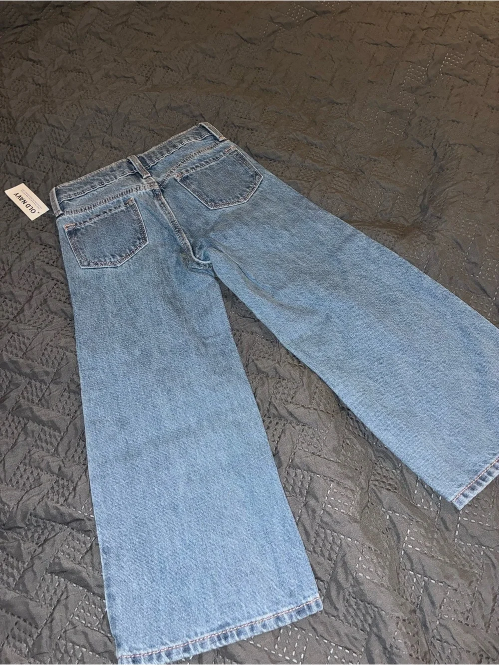 Old Navy Light Blue Denim Jeans with Contrast Stitching size 4 kids